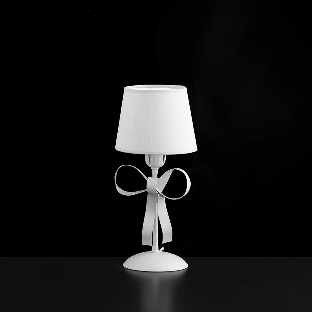 Lampada da Tavolo Shabby Chic Lucy 1 Luce Bianco LuceArt Classic