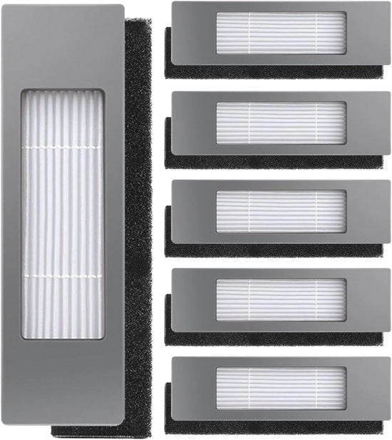 6 Pezzi Filtro per Ecovacs T5 / T5 MAX / T8 / N5 / DX55 / DJ65 - Componente aspirapolvere - Filtro aspirapolvere - Aspirapolvere