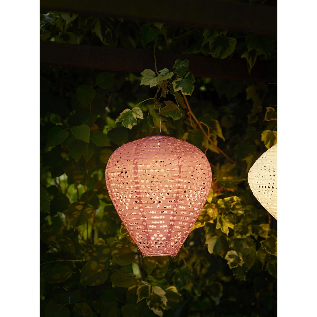 Lanterna Greatham, Rosa, Poliestere, 30x30x30 cm