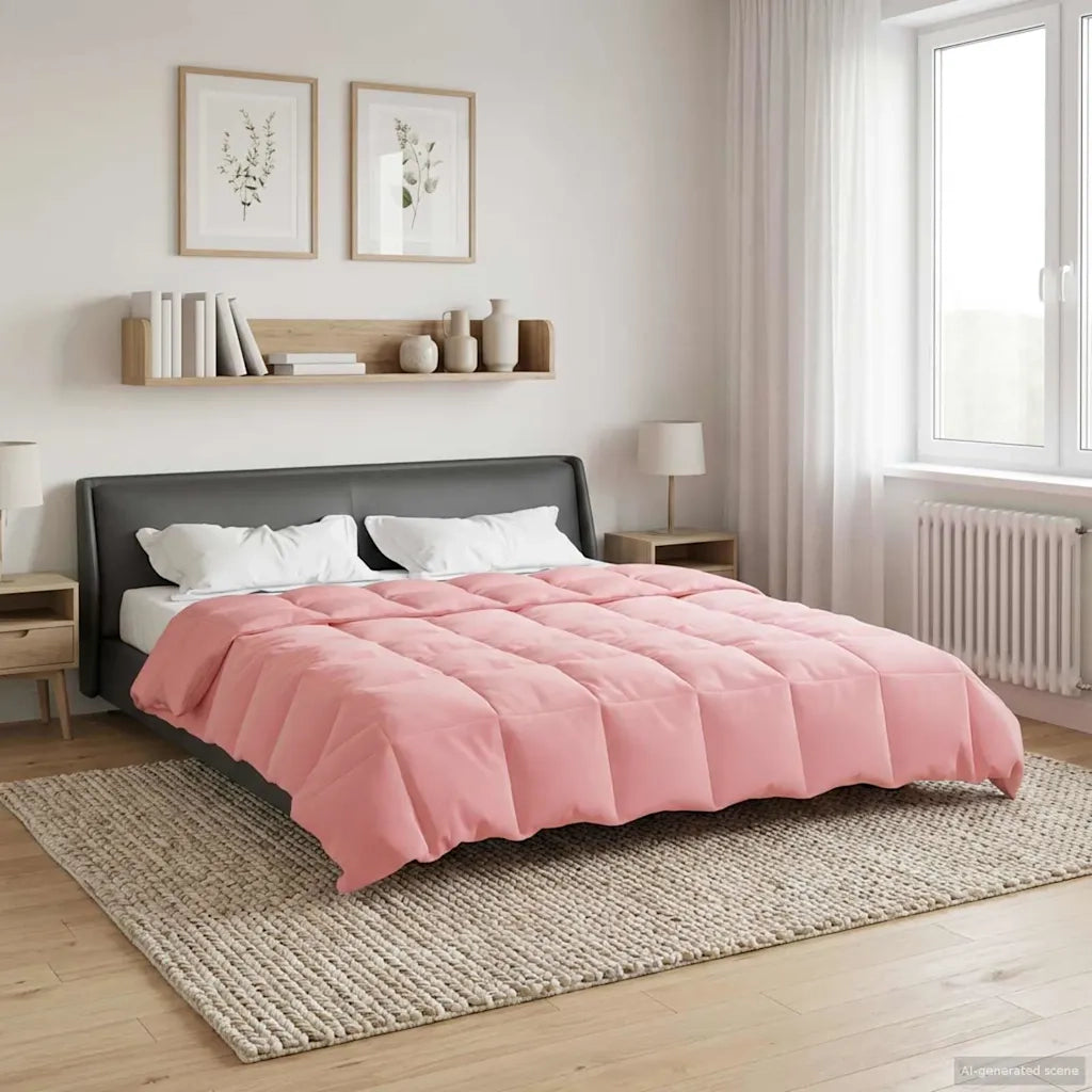 Piumone Completo Annuale Rosa 240 x 260 cm Microfibra 42026036