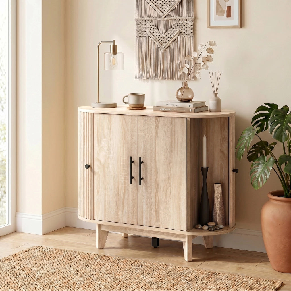 Credenza da soggiorno ¨C Xylo ¨C Quercia 90x40x76 cm
