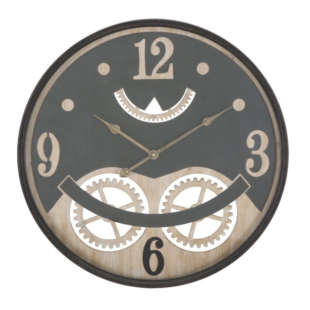 Orologio da Parete VKH271, Grigio, Metallo, 67x6,5x67 cm