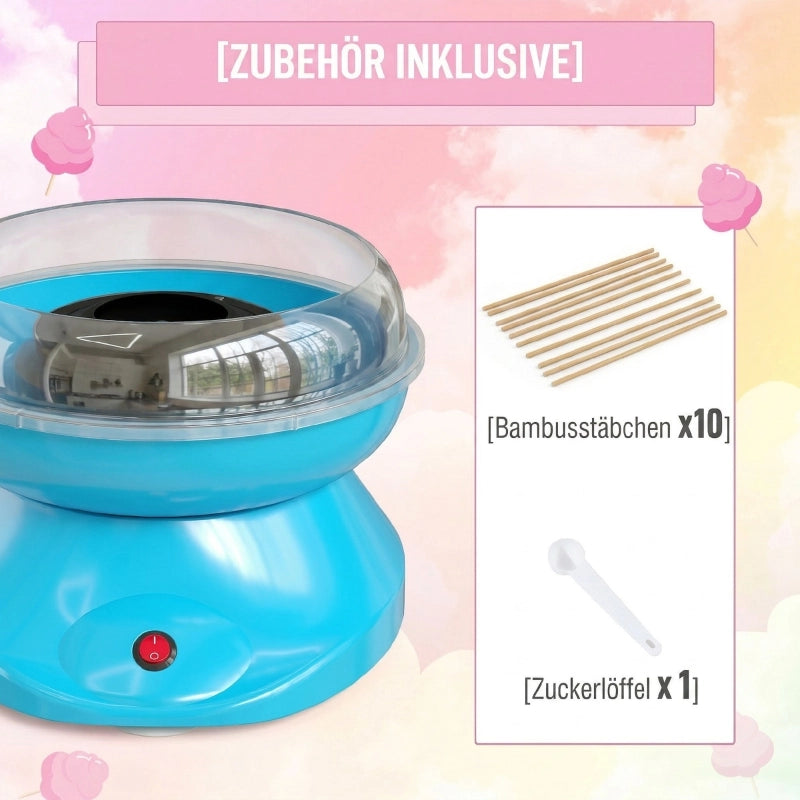 Macchina per zucchero filato per uso domestico, 550W, ideale per feste per bambini, compleanni e altro ancora.