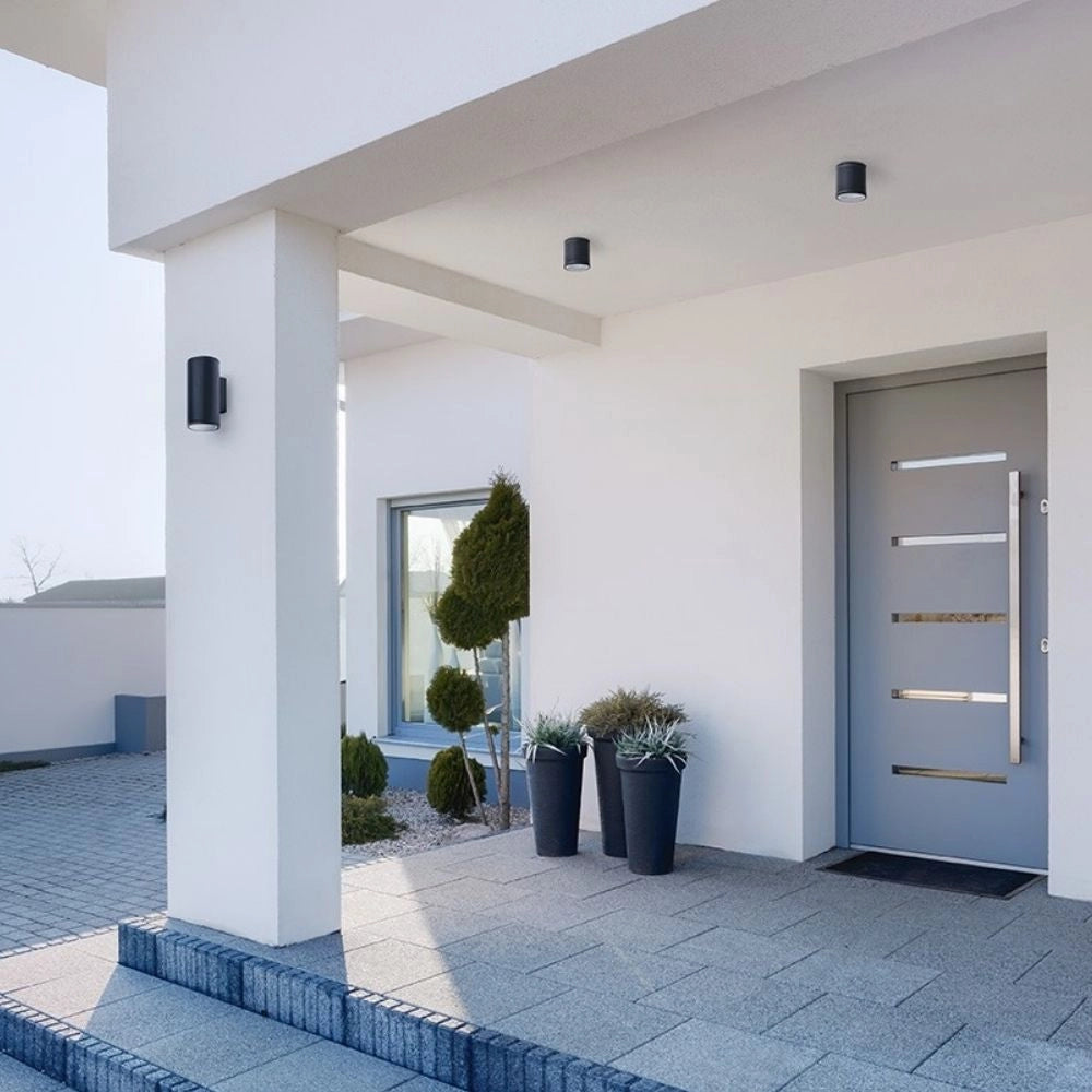 Faretto cilindrico LIZZI da soffitto grigio antracite  230V GU10 35W IP54