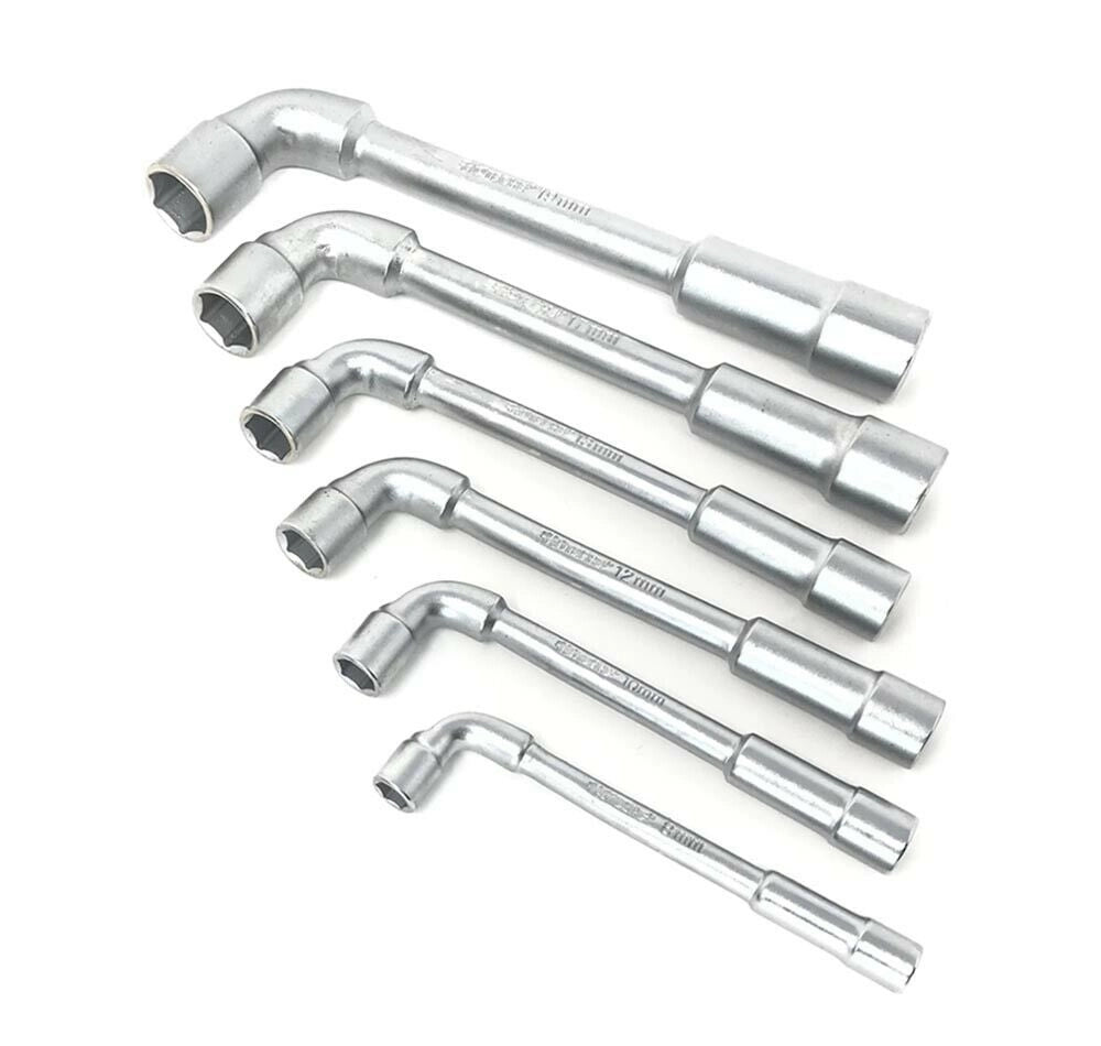 CHIAVI A TUBO PIPA A L SET 6 CHIAVE MISURE 8 10 12 13 17 19 MM