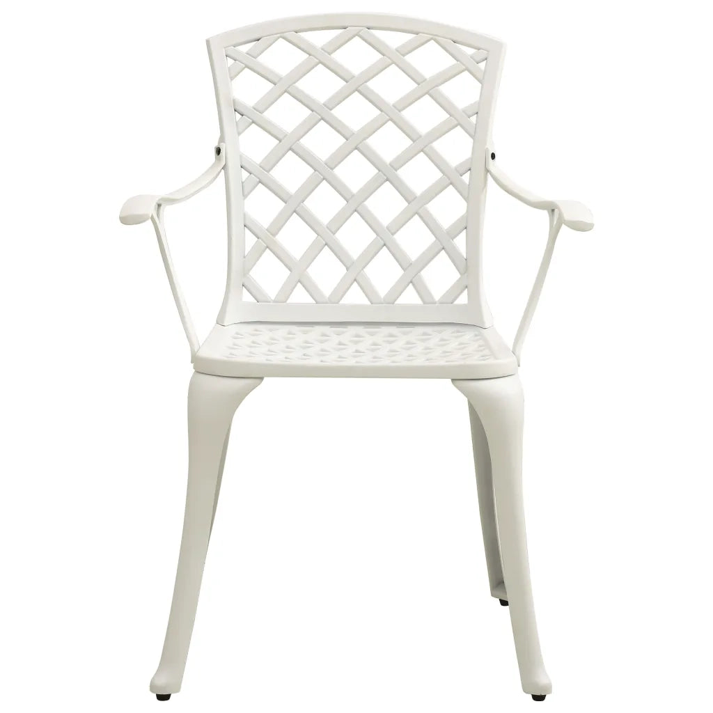 Set da Bistrot 5 pz in Alluminio Pressofuso Bianco 3070609