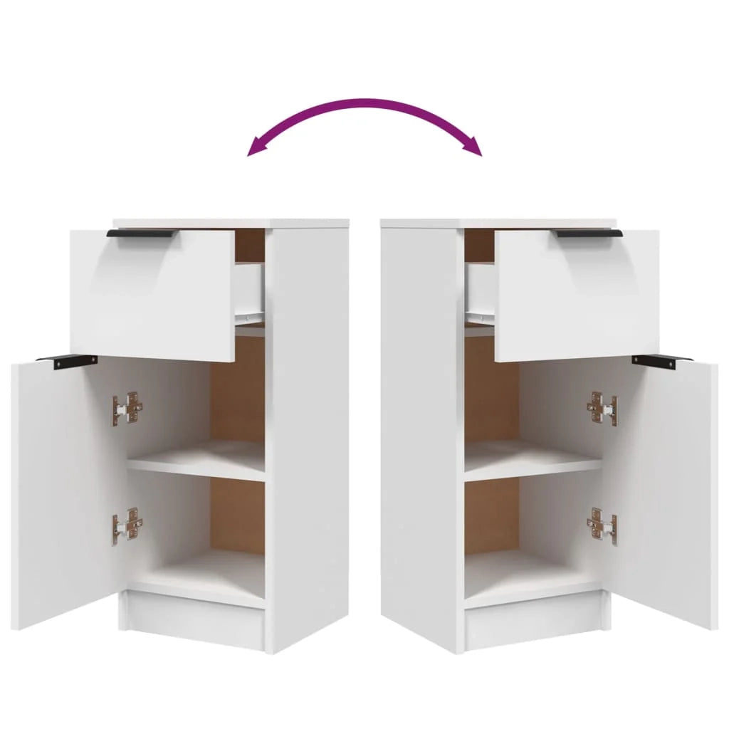 Buffet credenza cassettiera mobiletto mobile contenitore organizer per cucina soggiorno salotto 30 x 30 x 70 cm legno ingegnerizzato bianco 02_0030219