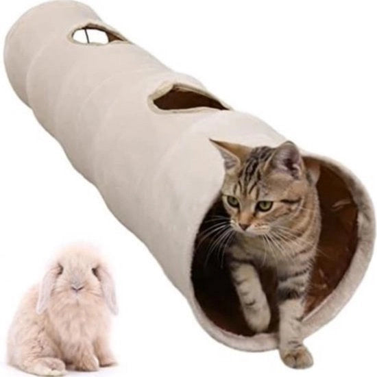 Tunnel per Gatti - Tunnel di Sicurezza per Gatti - Tunnel di Gioco per Gatti