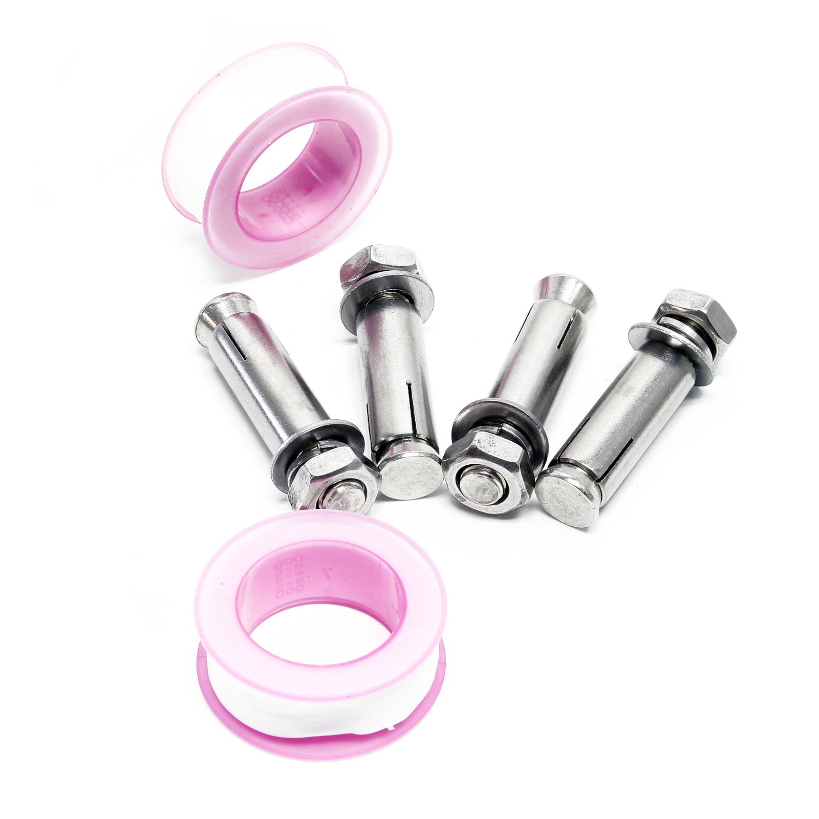 Fontanella a colonna in acciaio inox 95,5cm rotonda con rubinetto e raccordo Resistente a UV e gelo