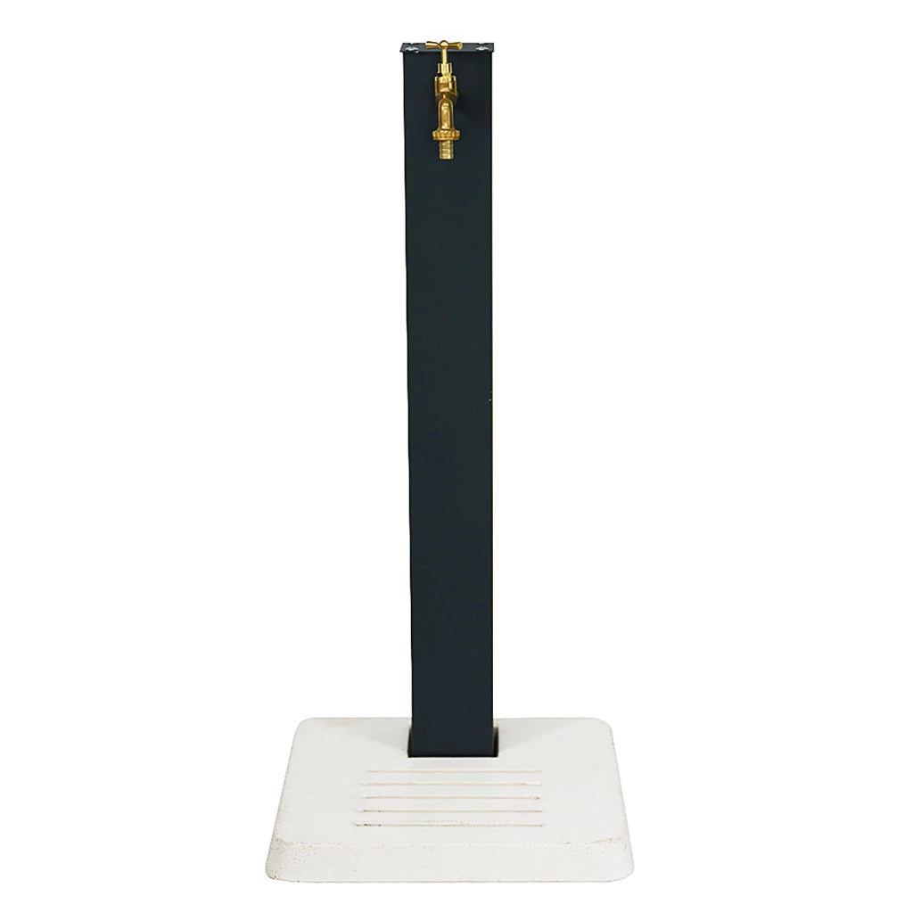 Fontana da Giardino con Base in Cemento 45x45x97 cm Antracite