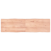 Piano Tavolo Marrone Chiaro 180x50x(2-6) cm Rovere Non Trattatocod mxl 126550
