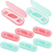 Cassetto portatile per flesselli - 6 viaggi di flesselli - scatola con 60 pezzi - piccoli flesselli odontoiatrici - contenitore per stuzzicadenti dispensatore - per uso domestico viaggiare igienizzare - cura dei denti igiene orale .