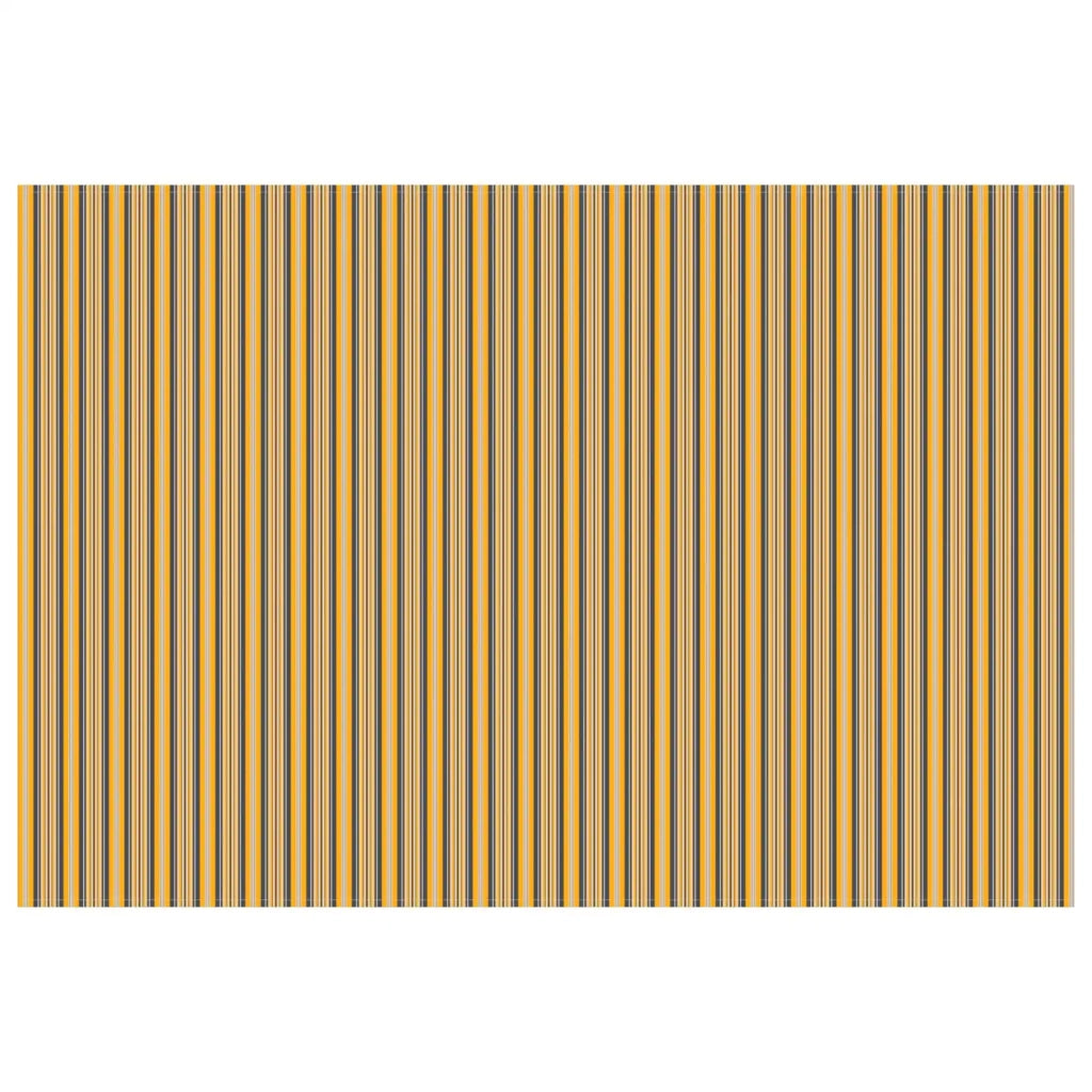 Telo di ricambio per tenda da sole Arancione e Nero Poliestere 3444336