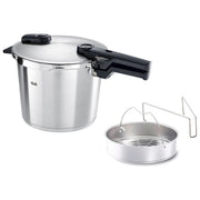 Fissler Pentola a Pressione Vitaquick Grande 6 L 22 cm Acciaio Inox Induzione Made in Germany