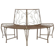 Panchina per Alberi 4-Numero di posti 160 x 80 x 89 cm Acciaio 42029534