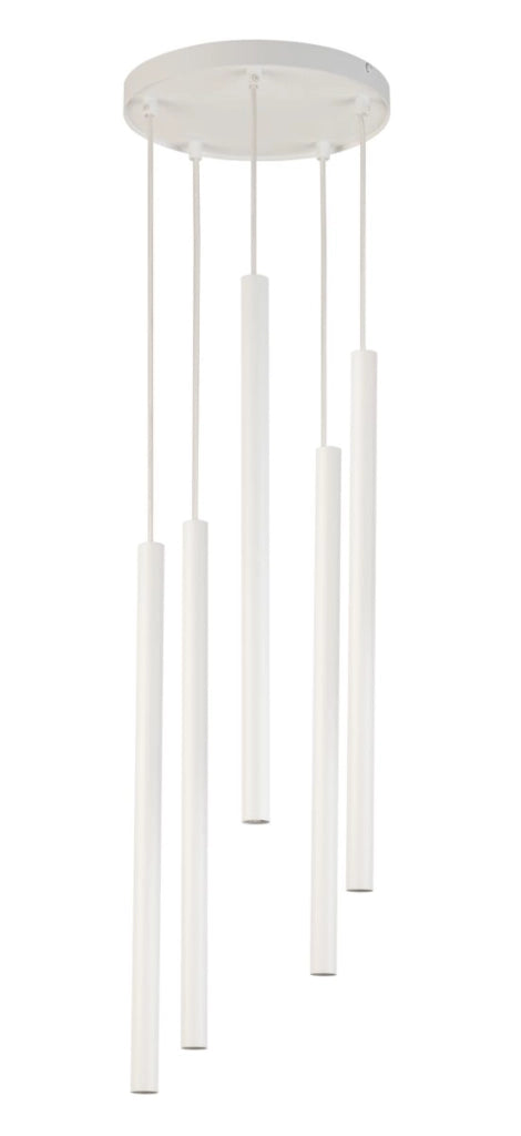 Lampada sospesa moderna Sopel 5 luci bianca G9 Sigma