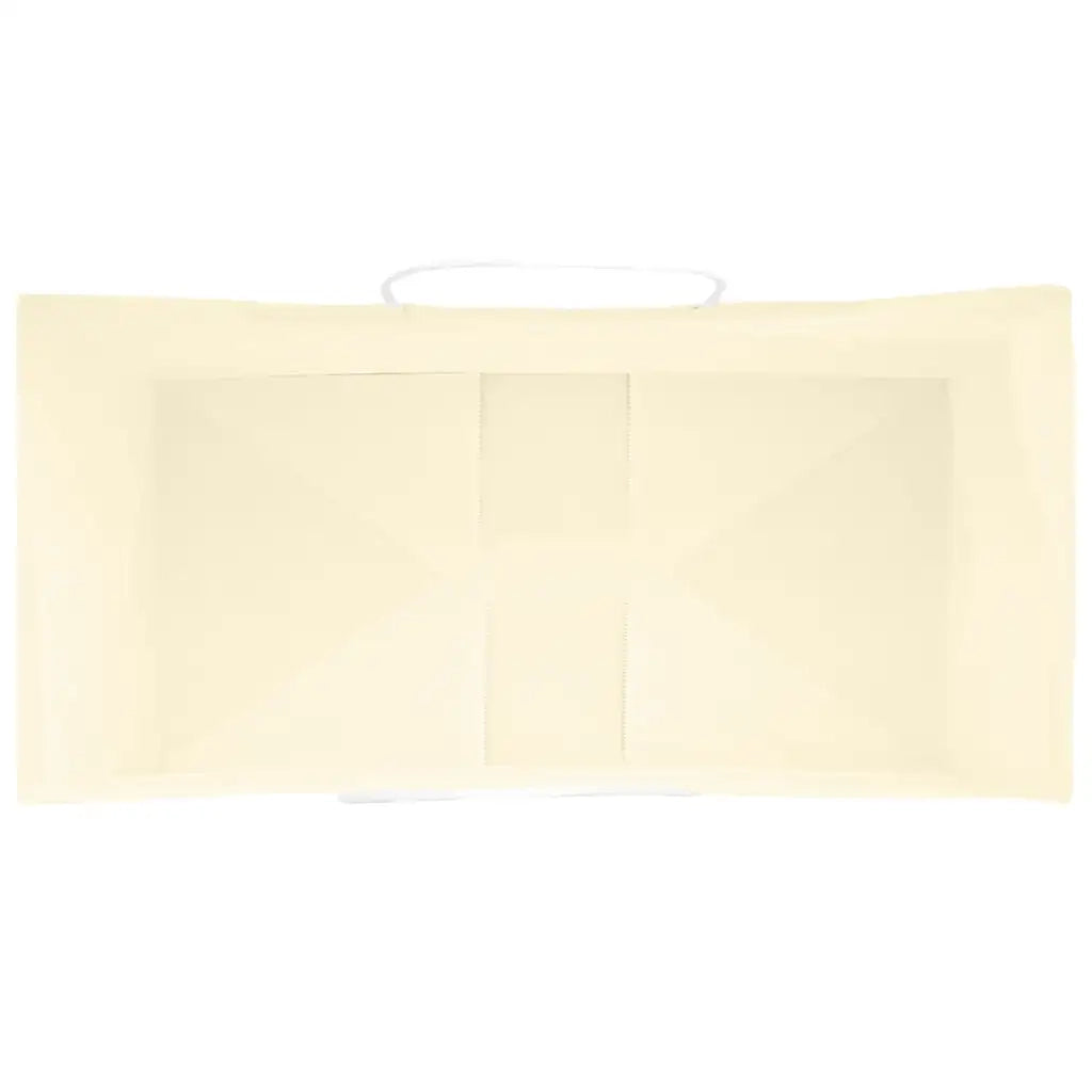 Sacchetti di Carta 250 pz con Manici Gialli 21x11x28 cm 4101783