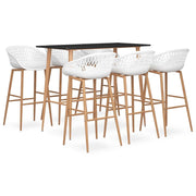 Set da Bar 7 pz Nero e Biancocod mxl 120388