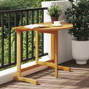 Tavolo da Balcone Pieghevole 90x60x72 cm Legno Massello Acacia 364896