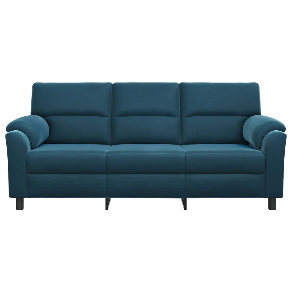 Divano Blu 214 x 85 x 93 cm Velluto 42040858