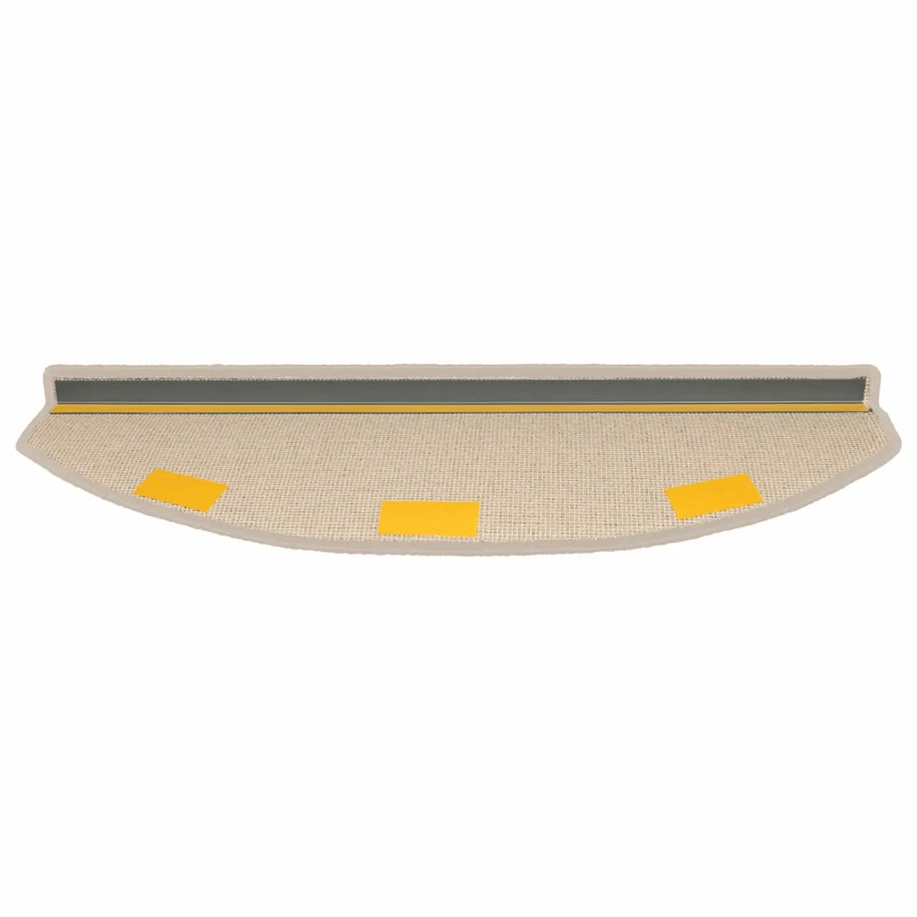 Tappetini per scale autoadesivi Semicircolare 15 pcs Tortora