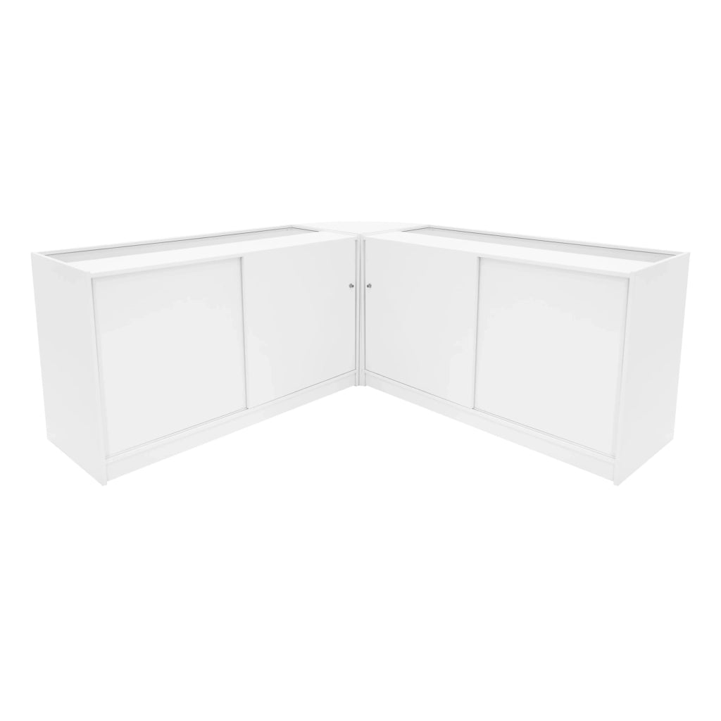 Set Banconi LED Bianco Demeter K1500 B1500 LM60 Vetrina Negozio con Serratura