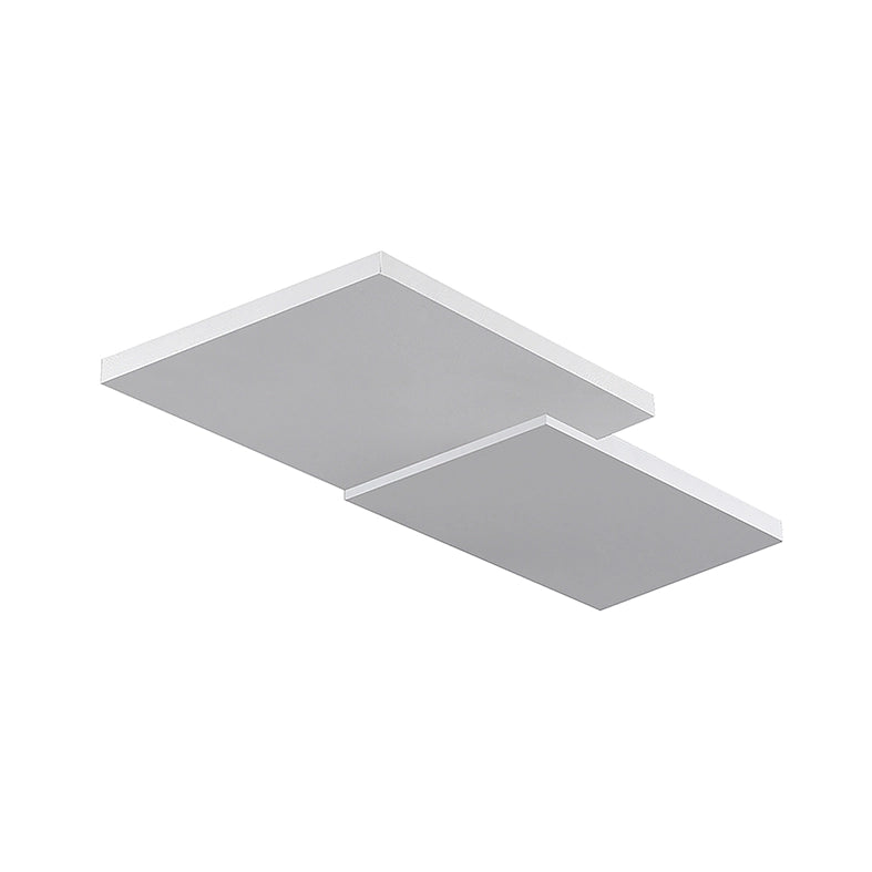 Applique a LED BEN 27W Luce Indiretta 2700K 2500lm Alluminio Verniciato Bianco, Design Squadrato Dimmerabile Taglio di Fase - Rossini Group