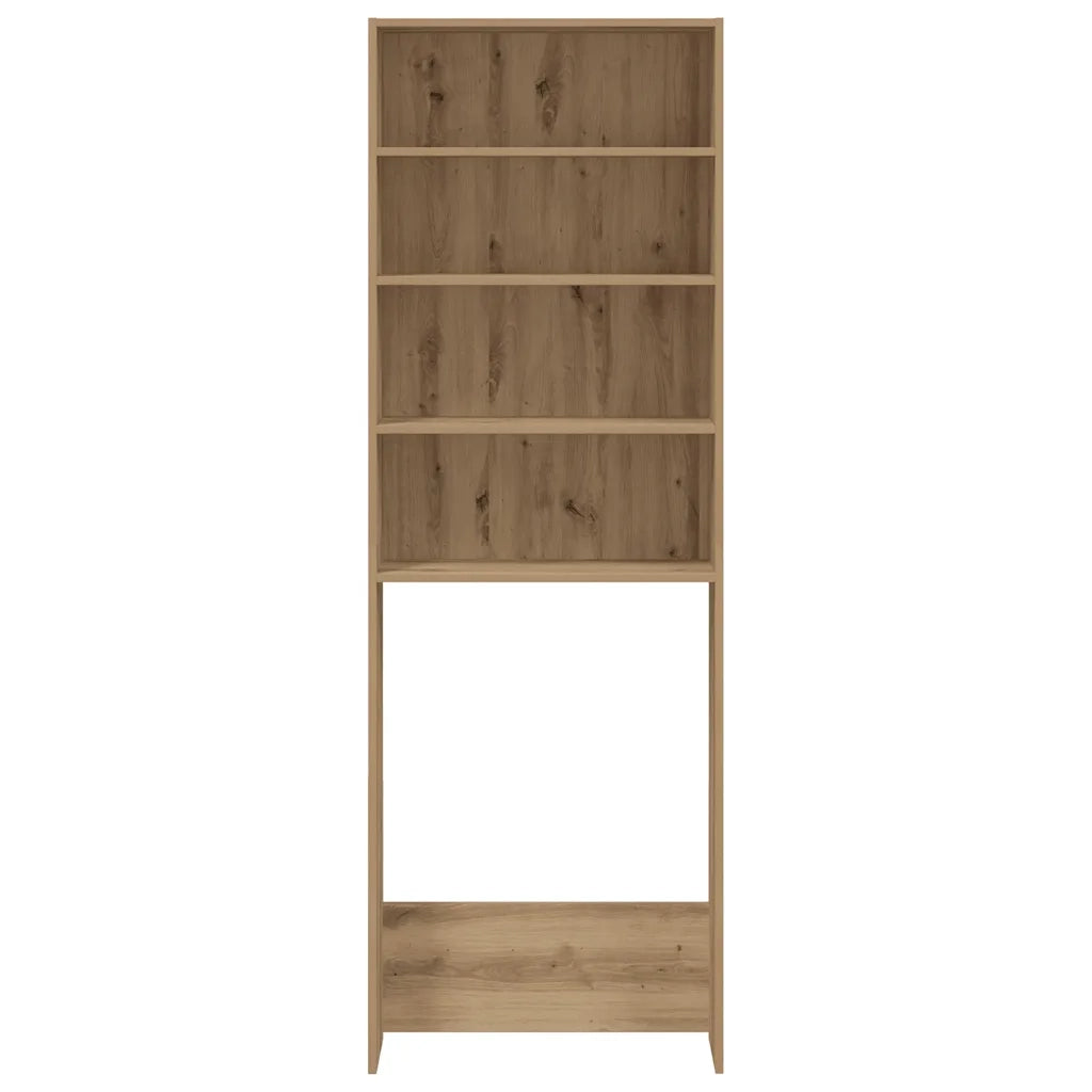 Mobile per Lavatrice Rovere Artigianale 64x24x190 cm CFW4496340