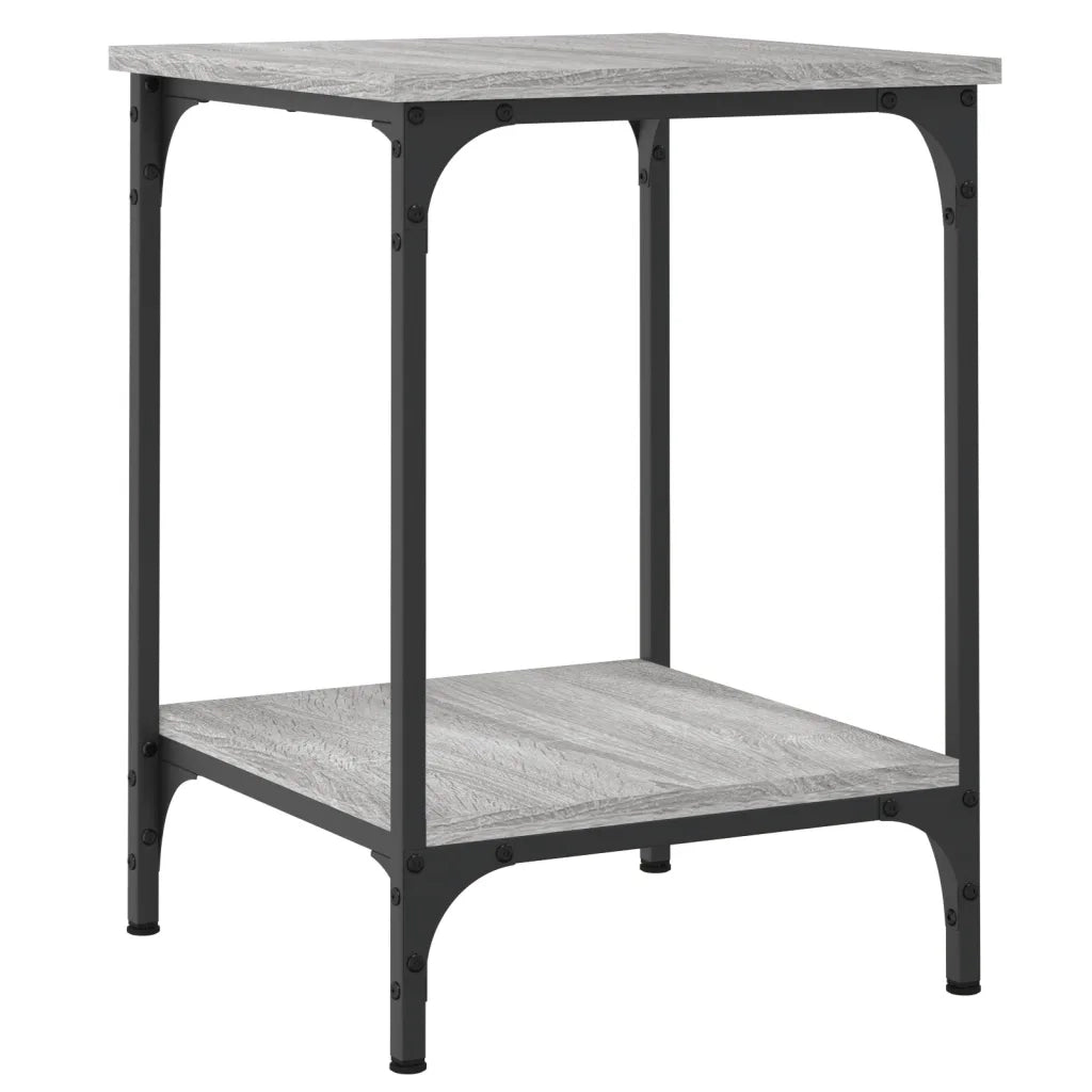 Tavolino da Salotto-Tavolino da soggiorno-Tavolo Grigio Sonoma 40x40x55 cm Legno Multistrato