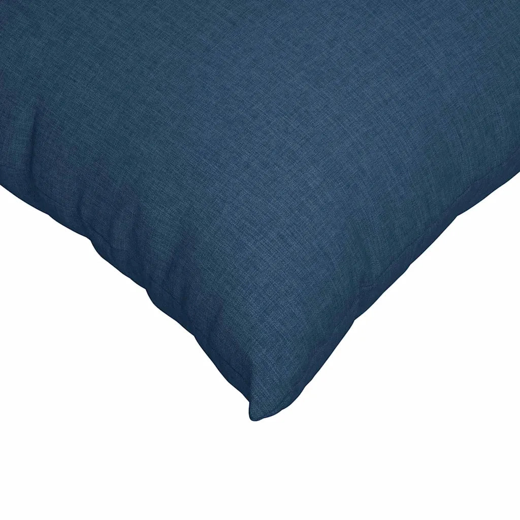 Cuscini da Divano 2 pz-Set di 2 Cuscini per Sofa Blu 50 x 30 cm Tessuto