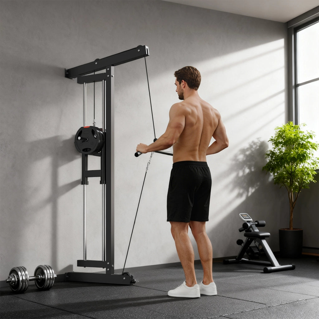 Rowing Machine per Allenamento ¨C Zephmum ¨C Acciaio Nero da Parete