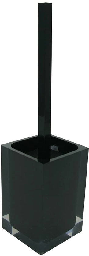 Spazzola per il bagno Auckland, Dimensioni e peso: 37,5 x 9,8 x 9,8 cm & 0,855 kg, Realizzato con materiale di alta qualità, trasparente, Progetto di spazzola per il bagno, manufatto artigianale, Garanzia 2 anni, Unico