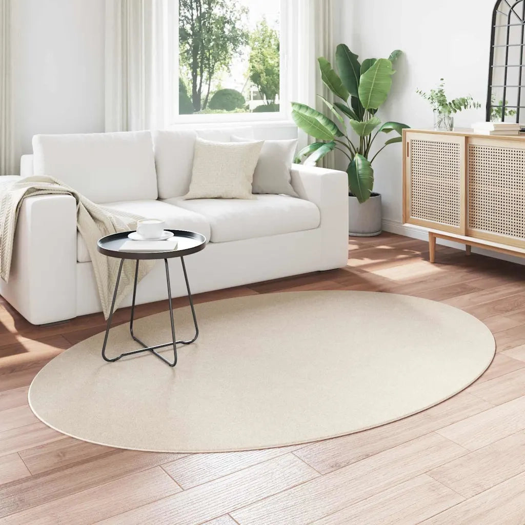 Tappeti per area | Tappeti a zone Ovale HUARTE Beige 140 x 200 cm