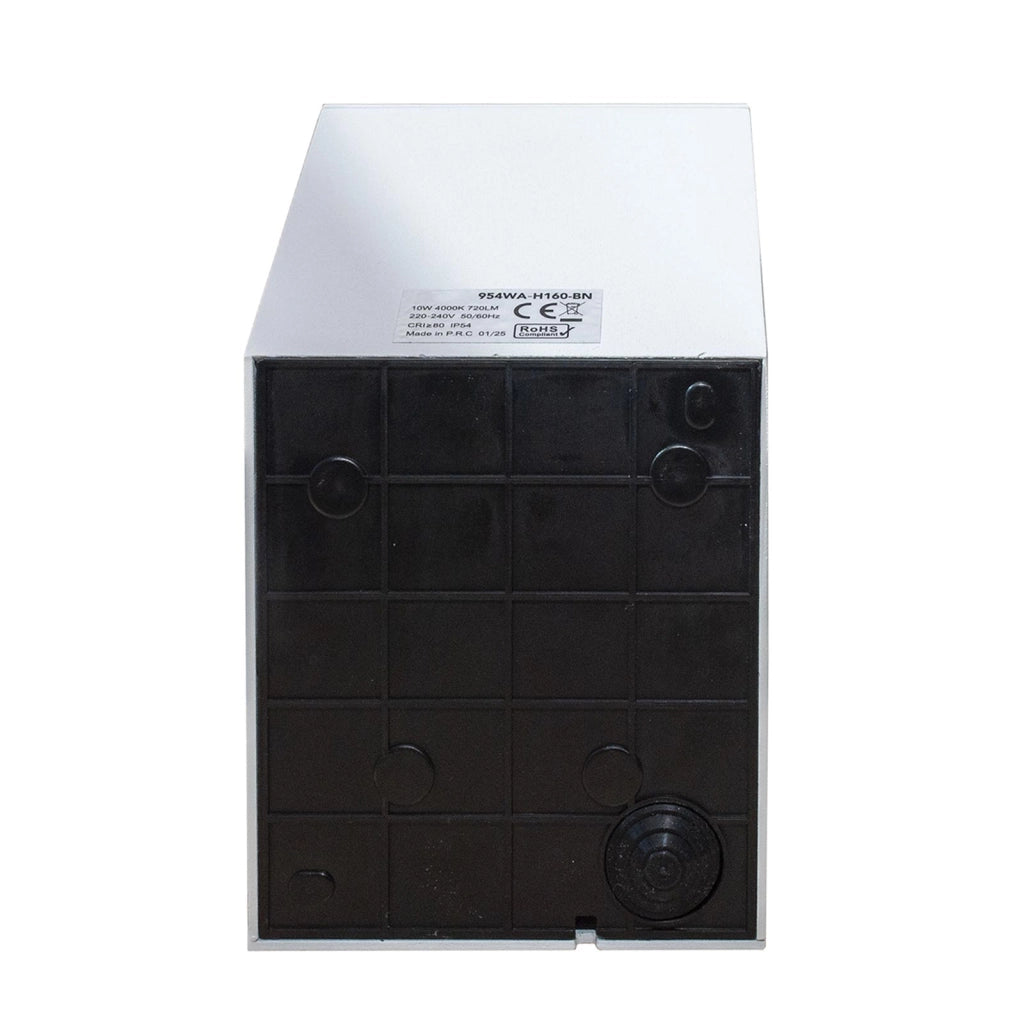 Applique da parete IP54 LED 10W lampada impermeabile esterni muro luce 4000K giardino ingresso terrazzo balcone grigio scuro