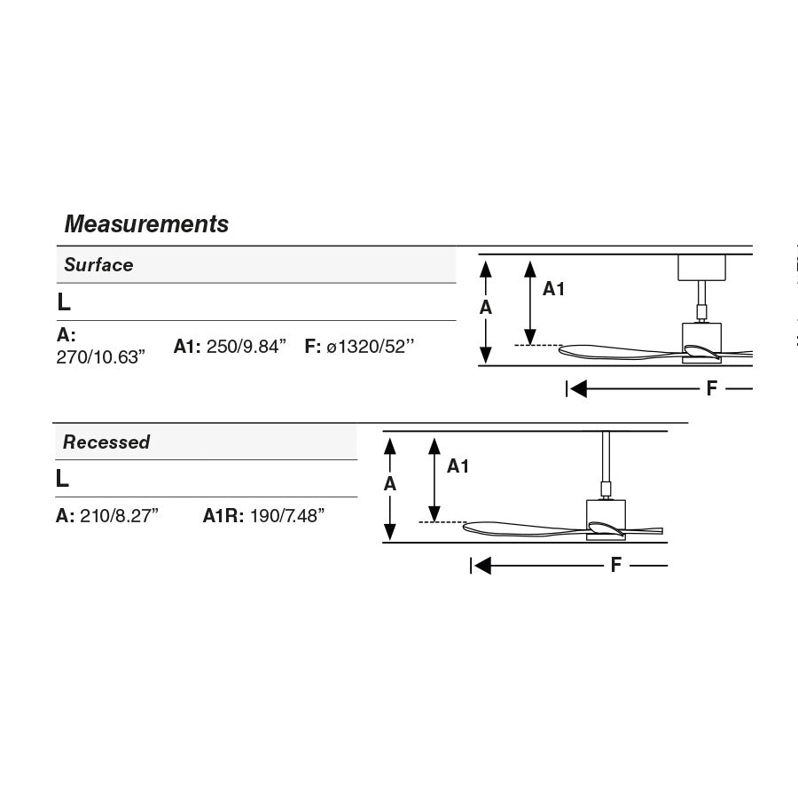 FARO Ventilatore da soffitto in acciaio Bianco Opaco 3 pale motore compatto sistema Smart Tuya integrato FARO-33760WT