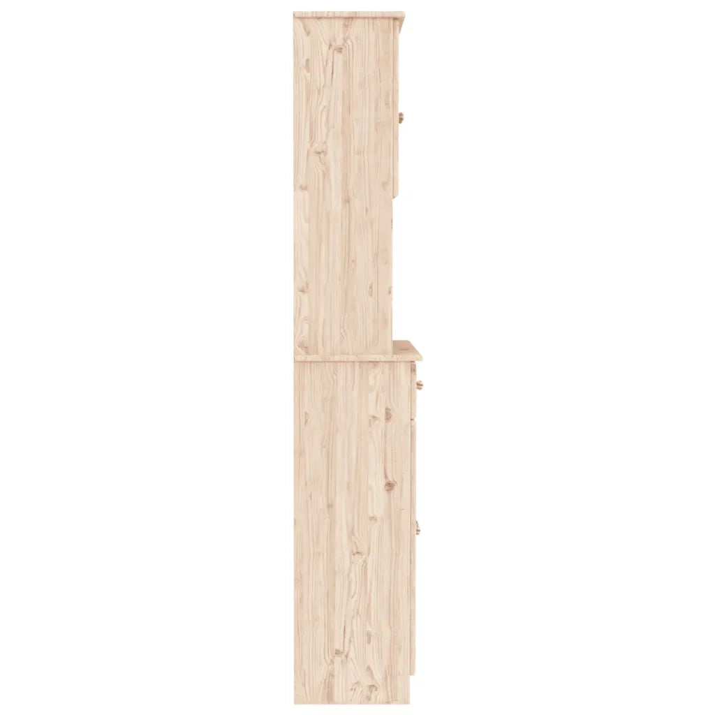 Credenza ALTA 77x35x188 cm in Legno Massello di Pino 3187775