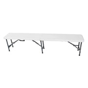 Panca catering Pieghevole in Acciaio Plastica cm 180x30x43 - CATE