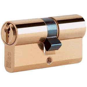 ISEO F5 8209 CILINDRO SAGOMATO 30-75 OTTONATO C/3CH