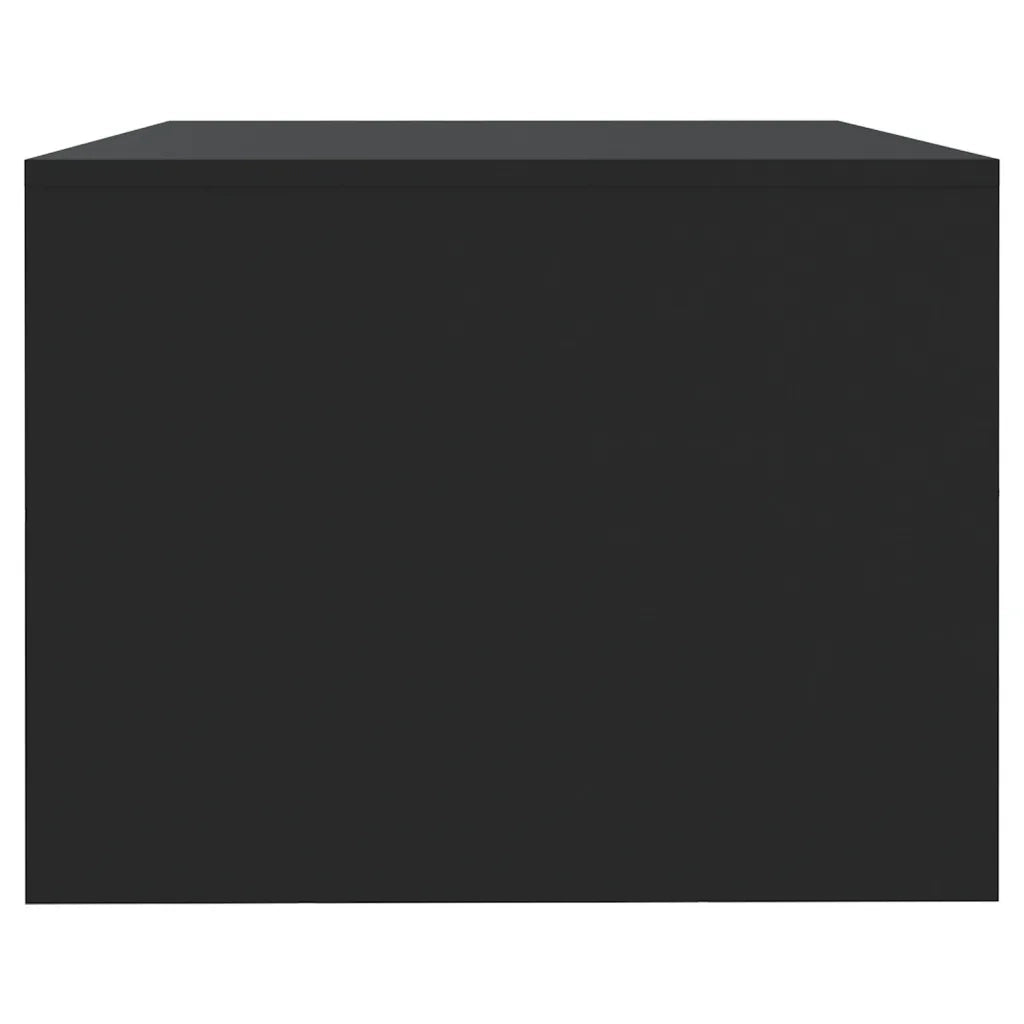 Tavolino da Salotto Nero 102x55x42 cm in Legno Compensato 810918