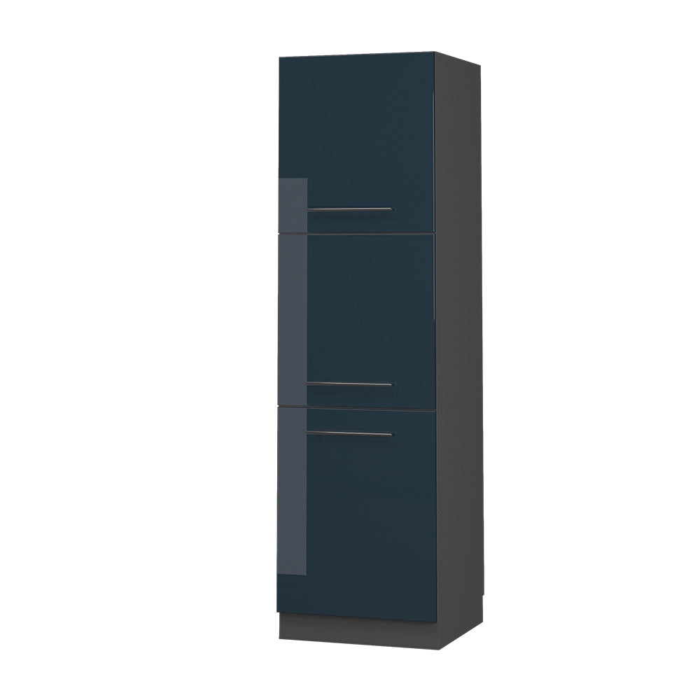 Vicco Mobile per forno da incasso Blu scuro lucido 60 cm