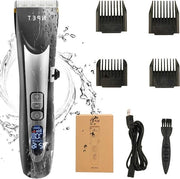 Tondeuse elettrica per uomini con lama ceramica, regolabile su 5 velocità - diverse lunghezze 08-12 mm