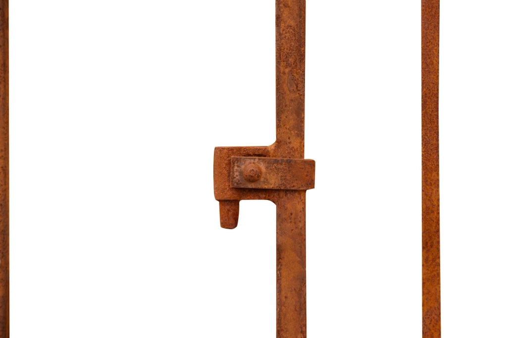 Biscottini Cancello in ferro finitura anticata L400XPR8XH300 CM forgiato mano verniciato