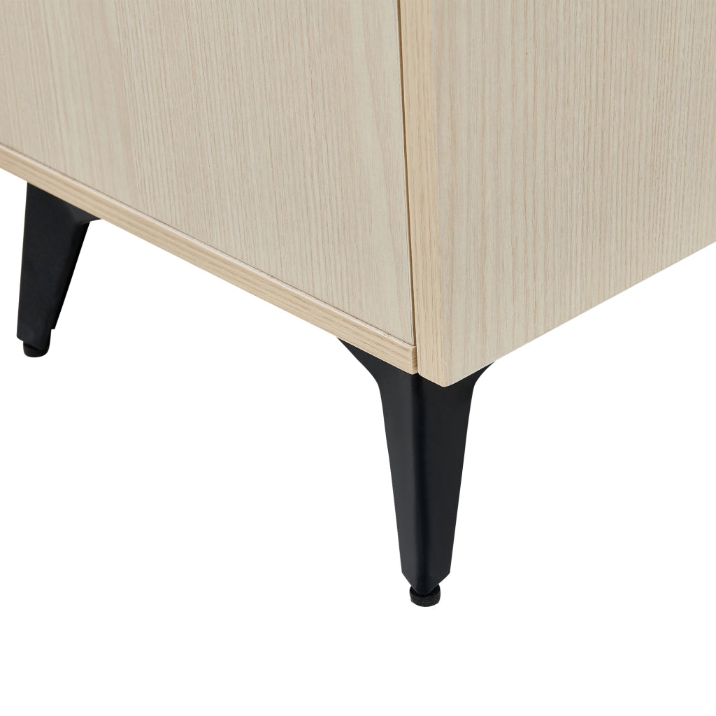 Mobili da ingresso con panca e 4 ganci, vani contenitore, in MDF effetto legno, stile moderno, per ingresso, 60 × 35 × 179,5 cm