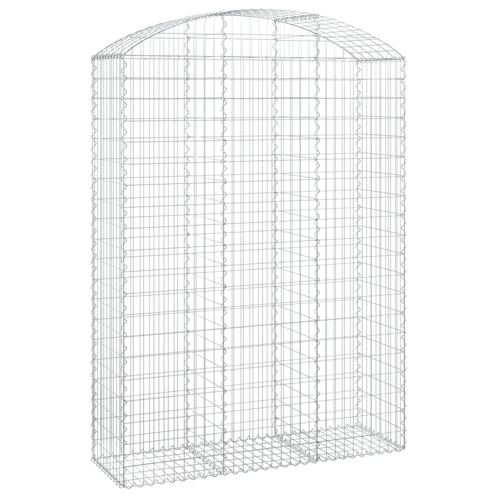 Cesto Gabbione ad Arco 150x50x200/220 cm Ferro Zincato