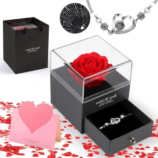 Dono Perenne di Rose Eterne con Bracciale - Regalo per San Valentino e Madre 

Modello: 
Specifica: 
Codice Prodotto: