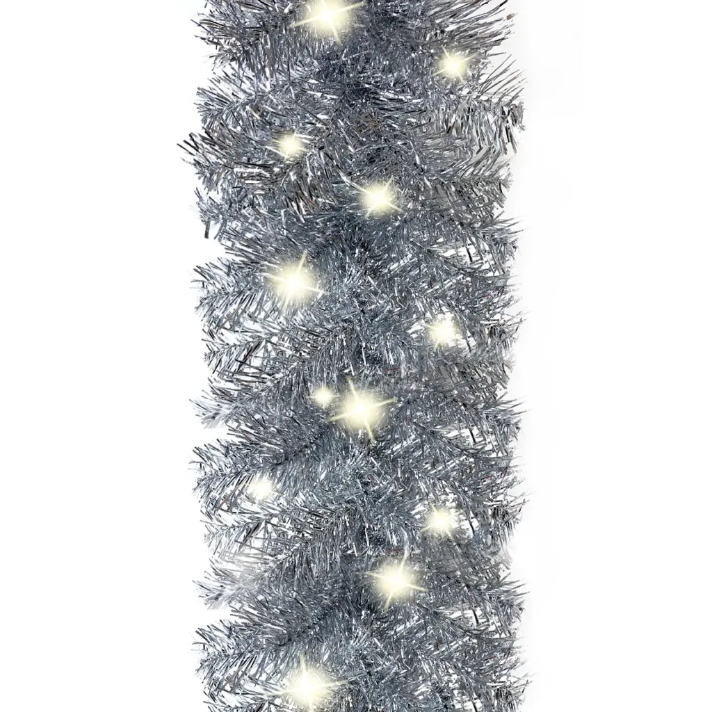 Ghirlanda Natalizia con Luci a LED 20 m Argento CFW5062936