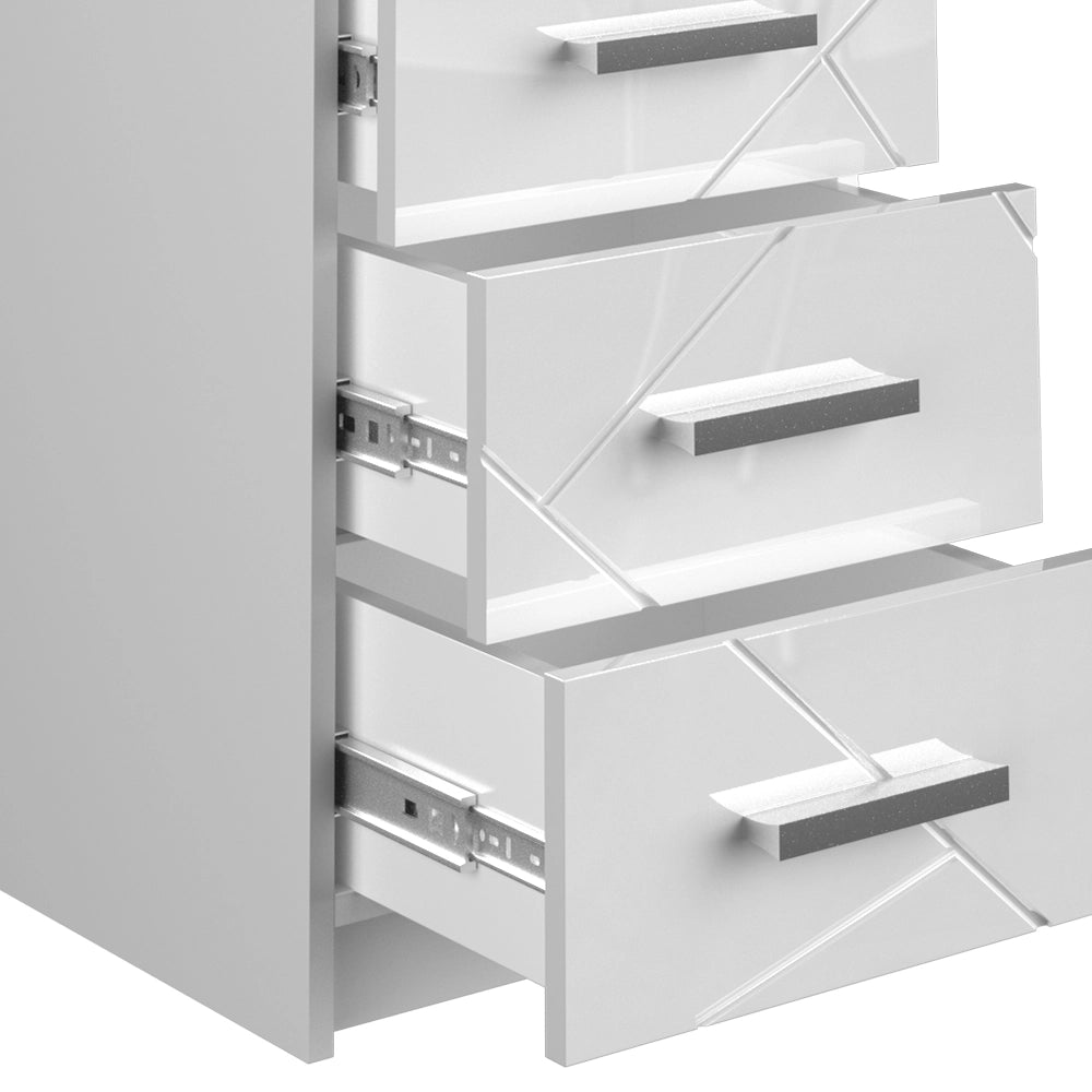 Vicco Comodini camera da letto Bianco 35.5 x 66 cm