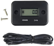 Misuratore Digitale per Motocicli e Trasformatori - Raggio Orario 9999,9 Ore - Incluso Cavo e Viti - Dimensioni Compresse 53,2x36,6x14,8 mm