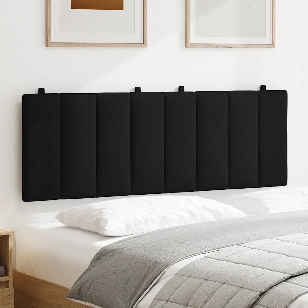 Cuscino Testiera Hanko Nero 140 cm in Tessuto CFW1583345