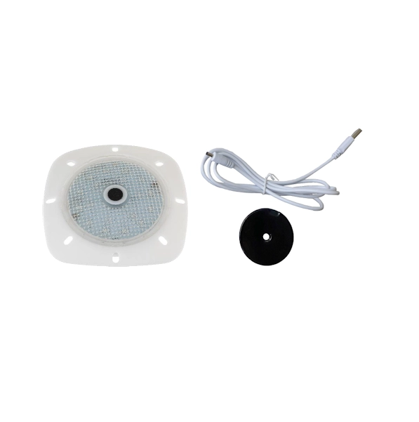 LAMPADA RICARICABILE, IMPERMEABILE E MOBILE, 18 LED BIANCO